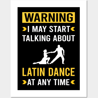 Warning Latin Dance Dancing Dancer Posters and Art